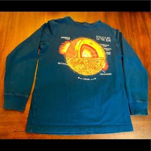 Lands End kids size 7 Sun science size 7 Blue
